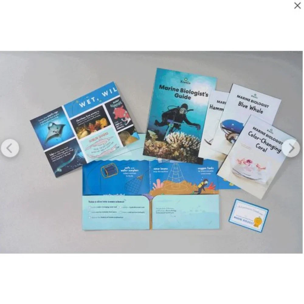 NEW KiwiCo. Kiwi Co.Marine Biologist Science Kit Biology Ocean Life coral reefs